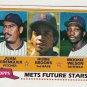 1981 Topps Baseball Card #259 Juan Berenguer Hubie Brooks RC Mookie Wilson Rookie NM