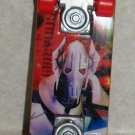 Mcdonald's 2010 Star Wars Clone Wars General Grievous Mini Skateboard  Happy Meal Toy Loose Used