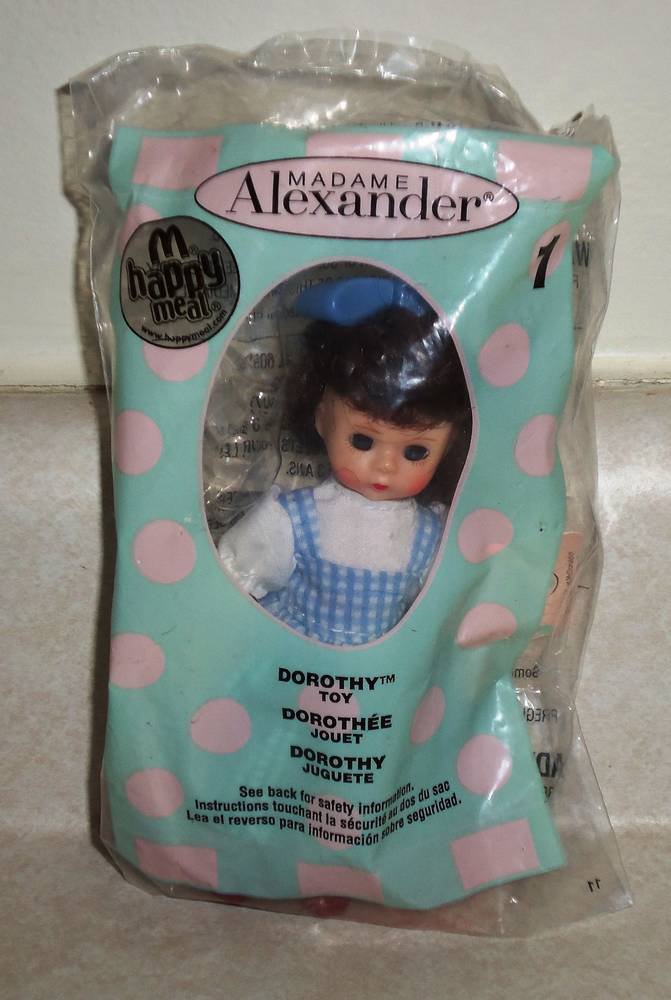 McDonald's 2007 Madame Alexander Wizard of Oz Dorothy Doll Happy Meal ...