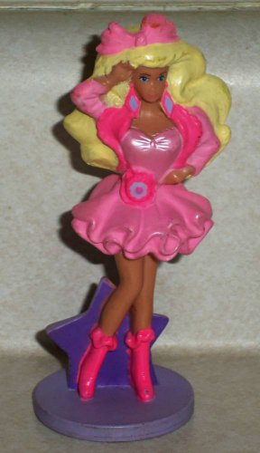 McDonald's 1991 Barbie Lights and Lace Barbie Doll Happy Meal Toy 
