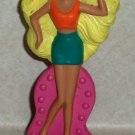 McDonald's 1992 Barbie Snap 'N Play Barbie Doll Happy Meal Toy Loose Used