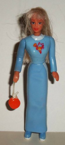 McDonald's 1999 Barbie Totally Yo-Yo Skipper Doll Happy Meal Toy Loose Used