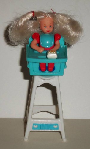 COND. 1998 EATIN' FUN KELLY #3 ~ McDONALDs HAPPY MEAL TOY DOLL FIGURE ~ 4" EXC 