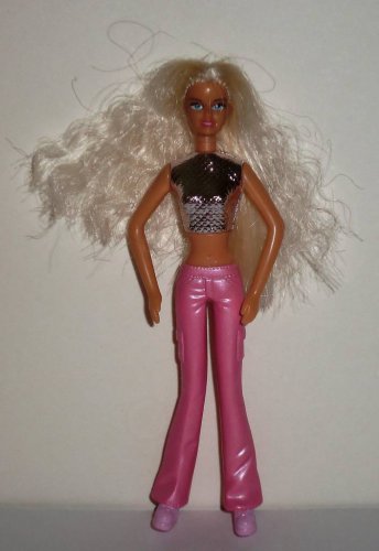 McDonald's 2003 Barbie Dance 'N Flex Barbie Doll Happy Meal Toy Loose Used