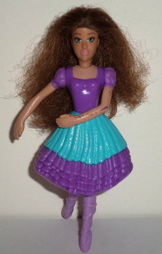 McDonald's 2006 Barbie Dancing Princesses Princess Isla Doll Happy Meal Toy Loose Used