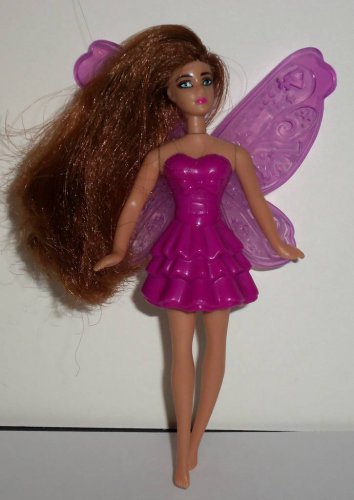 McDonald's 2011 Barbie A Fairy Secret Fairy Doll in Light Purple Dress Happy Meal Toy Loose