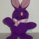 Oriental Trading Co. Plush Purple Bunny Rabbit Loose Used