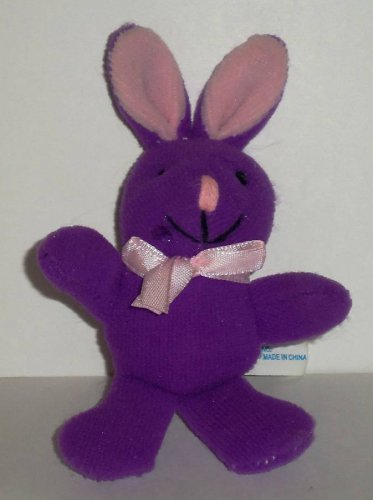 Oriental Trading Co. Plush Purple Bunny Rabbit Loose Used