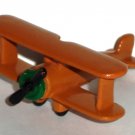 Safari Ltd. In the Sky Brown Airplane PVC Figure Loose Used