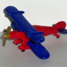 Safari Ltd. In the Sky Red and Blue Airplane PVC Figure Loose Used