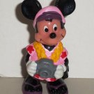 Disney Mickey Mouse Tourist PVC Figure Applause Loose Used