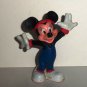 Disney Minnie Mouse Blue Exercise Suit PVC Figure Loose Used