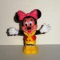 Disney Minnie Mouse Orange Yellow Outfit PVC Figure Loose Used