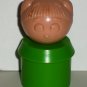 Girl Student Green Body Figure from Lil Tuppers School Bus Tuppertoys Tupperware Loose Used