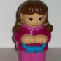 Mega Bloks Girl in Pink Outfit Figure Loose Used