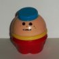 Little Tikes Toddle Tots Bald Boy with Hat Figure Loose Used