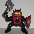 Fisher-Price Great Adventures Black Knight King With Axe & Shield Figure 1994 Loose Used