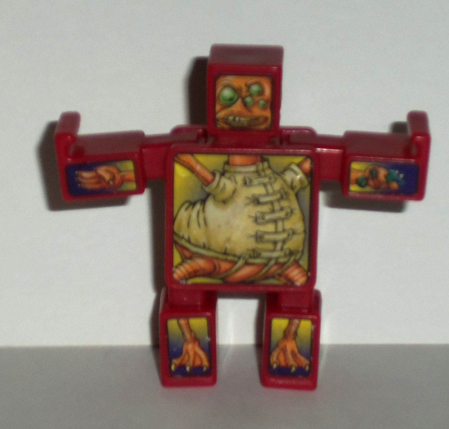 Mcdonald S 2003 Naknak Red Nak Happy Meal Toy Loose Used