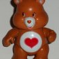 Care Bear Tenderheart 3.5" Plastic Figure Loose Used