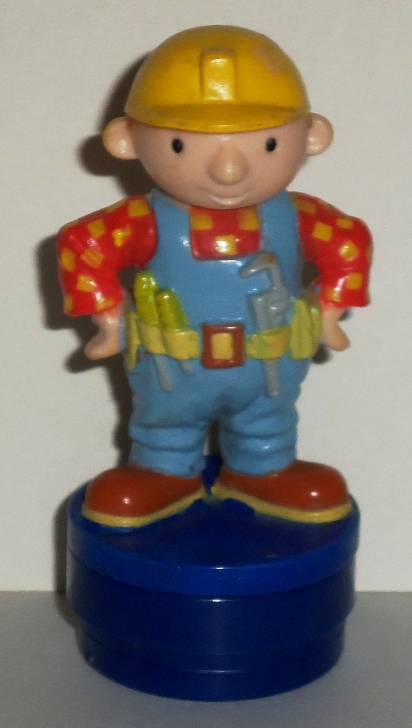 Bob The Builder Decopac Ink Stamper Figure Cake Topper Loose Used