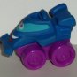 Playskool Wheel Pals Mini Blue Indy Race Car with Purple Wheels Loose Used