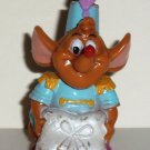 Disney Cinderella Jaq the Mouse Holding Pillow PVC Figure Loose Used