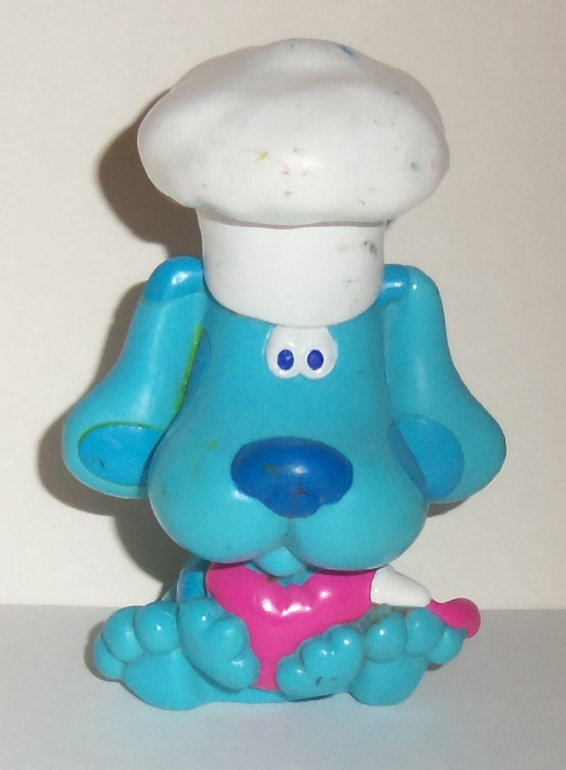 Blue's Clues Decopac Blue Chef Baker PVC Cake Topper Figure Loose Used