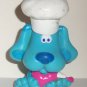 Blue's Clues Decopac Blue Chef Baker PVC Cake Topper Figure Loose Used