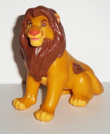 Disney's Lion King Collectible Figures Adult Simba Mattel 1994 Loose Used