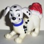 McDonald's 1996 Disney's 101 Dalmatians Dog All Fours Santa Hat on Rear Happy Meal Toy Loose