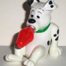 McDonald's 2000 Disney's 102 Dalmatians Dog w/ Red Christmas Bulb in Mouth Happy Meal Toy Loose