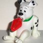 McDonald's 2000 Disney's 102 Dalmatians Dog w/ Red Christmas Bulb in Mouth Happy Meal Toy Loose