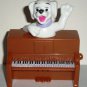 McDonald's 2000 Disney's 102 Dalmatians Dog on Brown Piano Happy Meal Toy Loose