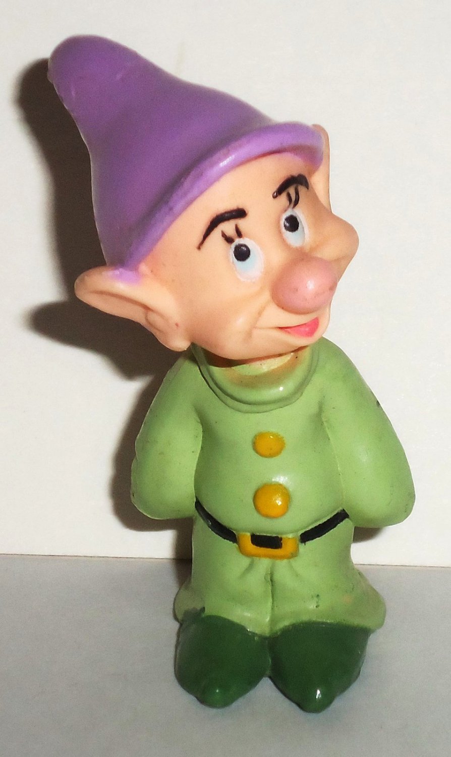 Disneys Snow White And The Seven Dwarfs Dopey Pvc Figure Mattel 1993 Loose Used 