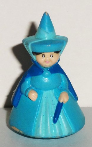 Disney's Sleeping Beauty Merryweather the Blue Fairy Mini PVC Figure Cake Topper Loose Used
