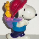 Peanuts Snoopy with Valentine Basket PVC Figure Whitman's Loose Used