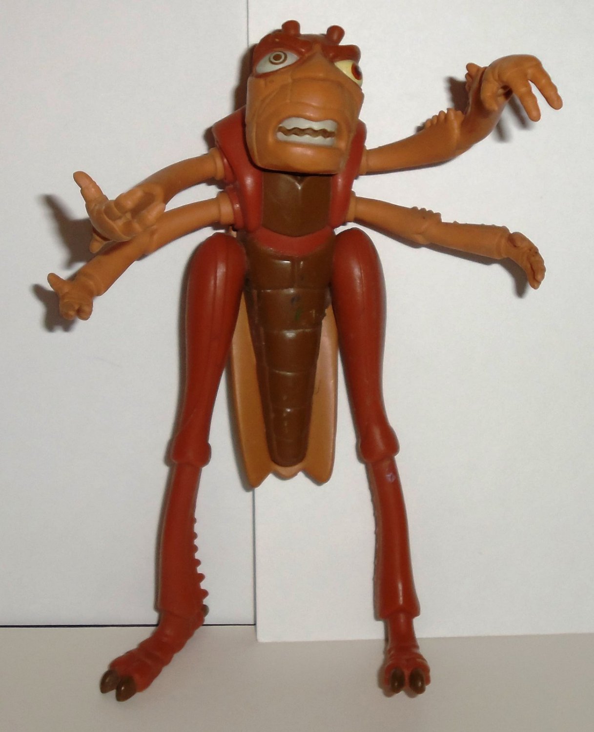 Mattel 1998 Disney Pixar A Bug's Life Hopper Bendable Action Figure