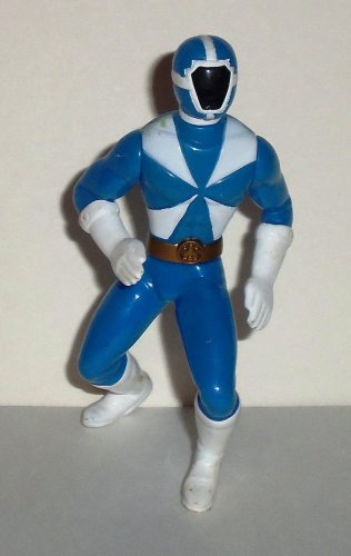McDonald's 2000 Power Rangers Rescue Blue Ranger Happy Meal Toy Loose Used