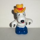 McDonald's 1990 Peanuts Snoopy Figure Only Happy Meal Toy Loose Used