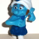 McDonald's 2011 Smurfs Gutsy Smurf PVC Figure Happy Meal Toy  Loose Used