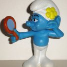 McDonald's 2011 Smurfs Vanity Smurf PVC Figure Happy Meal Toy  Loose Used