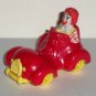 McDonald's 1993 Ronald McDonald in Red Car Happy Meal Toy Mattel Loose Used