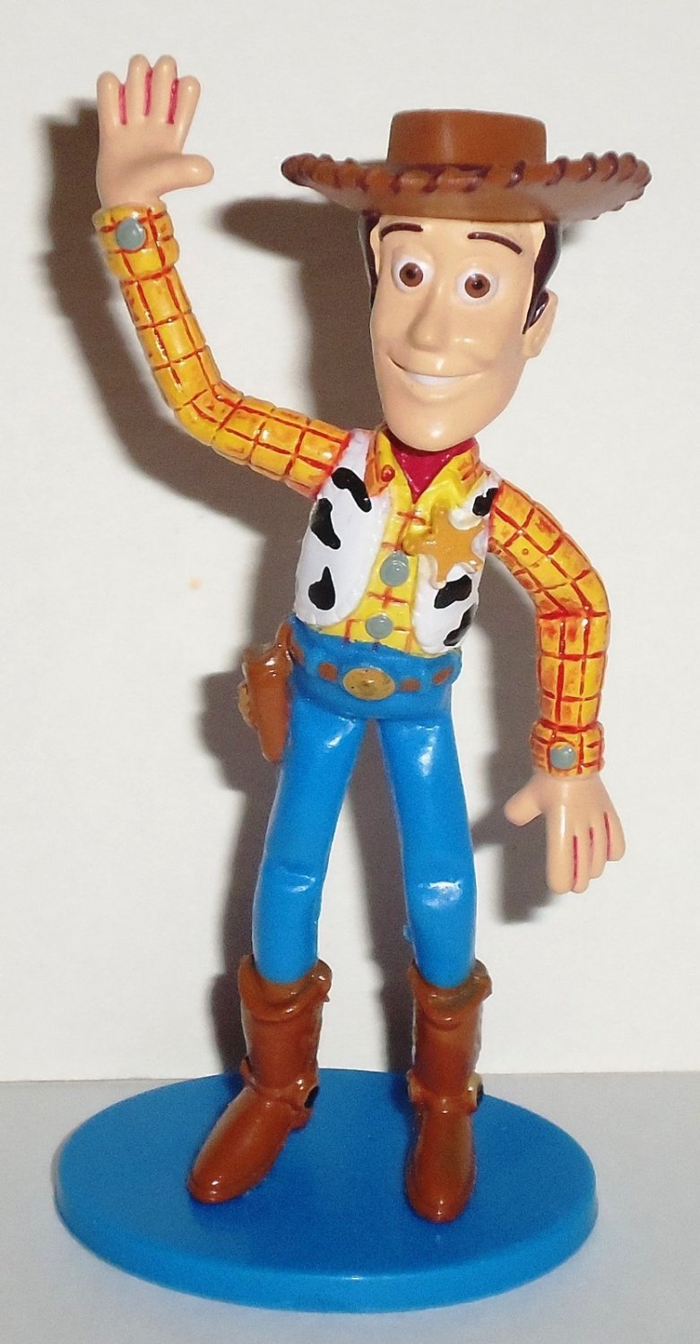 Disney's Toy Story Woody Waving Figure Cake Topper Loose Used