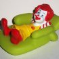 McDonald's 2008 Ronald McDonald on Raft U3 Happy Meal Toy Loose Used