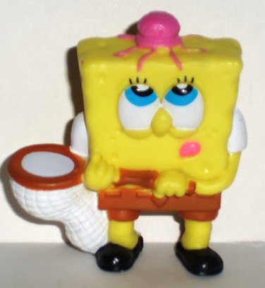 General Mills 2011 SpongeBob Squarepants with Butterfly Net Cereal Toy Loose Used