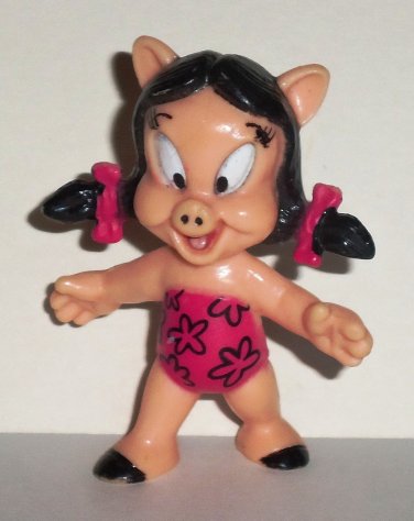 McDonald's 1991 Super Looney Tunes Petunia Pig PVC Figure Only No Costume Happy Meal Toy Loose Used