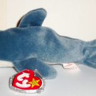 TY Beanie Babies Crunch the Shark w/ Swing Tag 1997 Loose Used