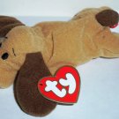 McDonald's 1998 Ty Teenie Beanie Babies Bones the Dog Happy Meal Toy w/ Swing Tag Loose Used