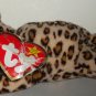 McDonald's 1999 Ty Teenie Beanie Babies Freckles the Leopard Happy Meal Toy Damaged Swing Tag Loose