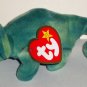 McDonald's 1999 Ty Teenie Beanie Babies Iggy the Iguana Happy Meal Toy w/ Swing Tag Loose Used